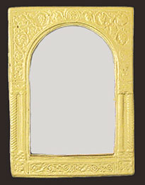 Dollhouse Miniature Ornate Mirror